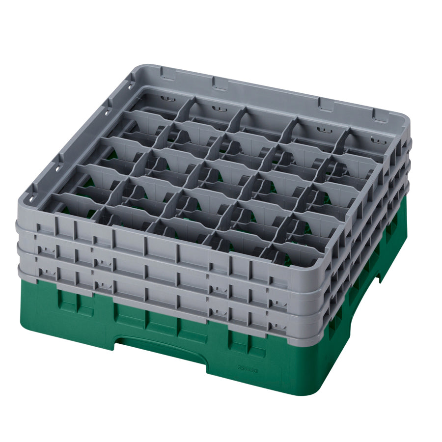 Cambro Camrack Glass Rack 25 Compartments Green