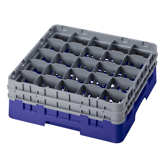 Camrack Glass Rack 25 Compartments Navy Blue