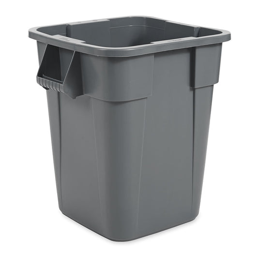 Rubbermaid Deskside Recycling Waste Bin Black Polyethylene Rectangular 26.6ltr W26 x D36.5 x H38cm