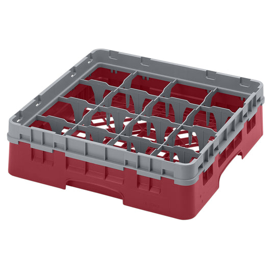 Camrack Glass Rack 16 Compartments Cranberry