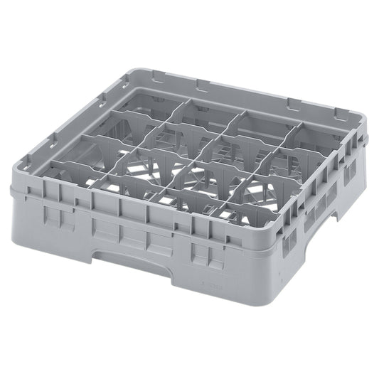 Cambro Camrack Glass Rack 16 Compartments Grey