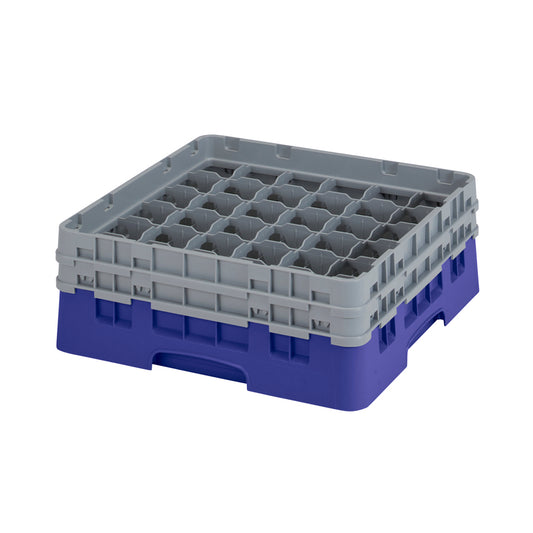 Camrack Glass Rack 36 Compartments Navy Blue