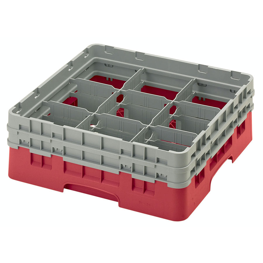 Cambro Camrack Brown 20 Compartment Glass Rack 50x50x25.7cm