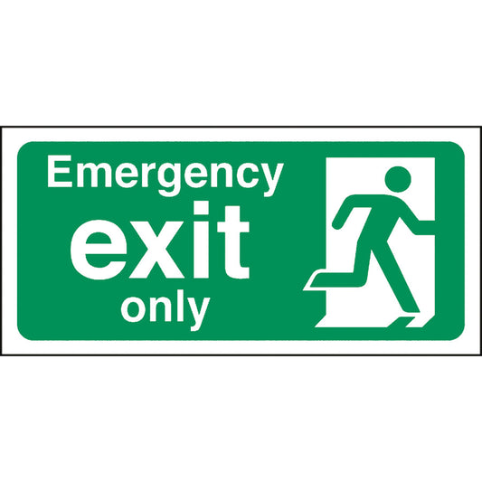 Mileta Safety Sign Rigid Silver Plastic - Fire Door Keep Shut 7.5cm Diameter