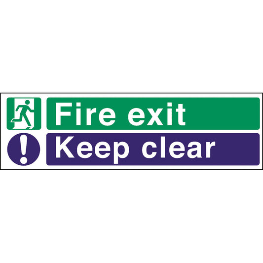 Mileta Safety Sign - Fire Action Staff Signs 20x30cm