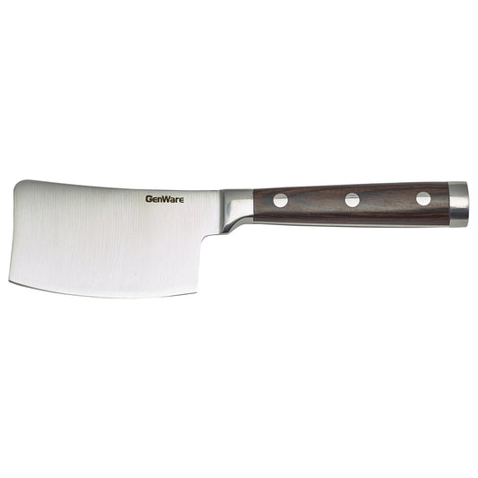 Genware 18/0 Stainless Steel Mini Steak Cleaver 7.5cm 3 Inch Blade Pack of 12