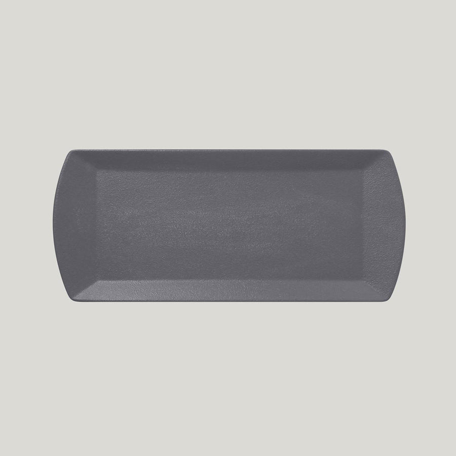 Rak Neofusion Vitrified Porcelain Grey Rectangular Sandwich Tray 35x15cm Pack of 12