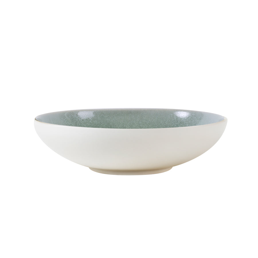 Jars Tourron Stoneware Eucalyptus Round Pasta Bowl 24cm Pack of 6