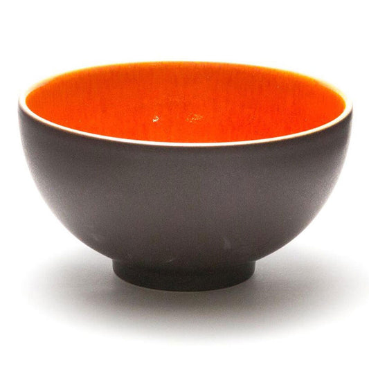 Jars Tourron Stoneware Orange Round Bowl 14.5cm 60cl Pack of 6