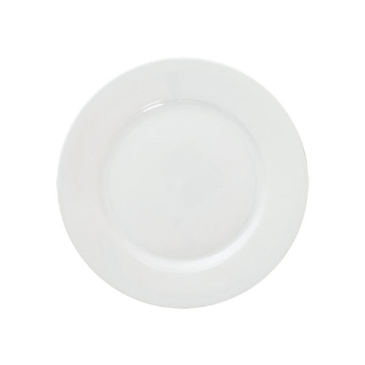 Great White Porcelain Round Winged Plate 23cm Pack of 6