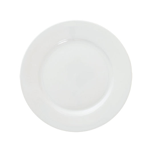 Great White Porcelain Round Winged Plate 26cm Pack of 6