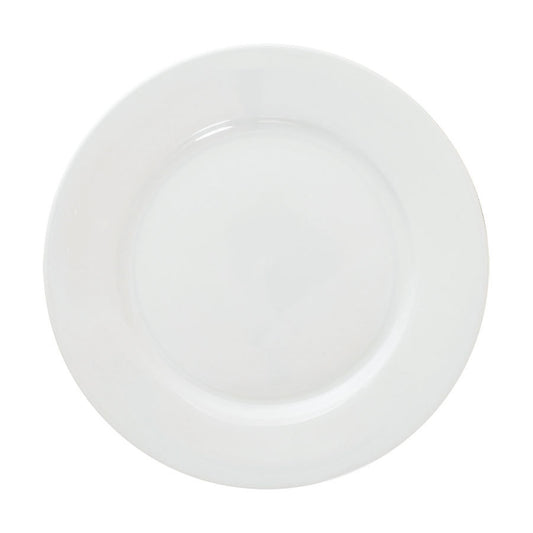 Great White Porcelain Round Winged Plate 31cm Pack of 6