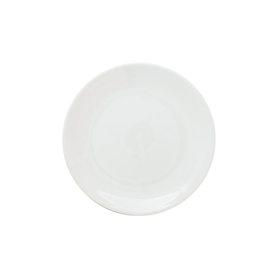 Great White Porcelain Round Coupe Plate 18cm Pack of 6