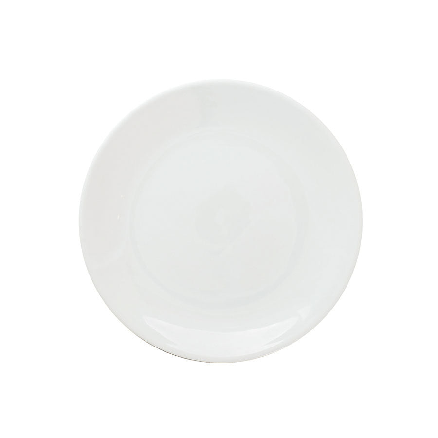 Great White Porcelain Round Coupe Plate 22cm Pack of 6