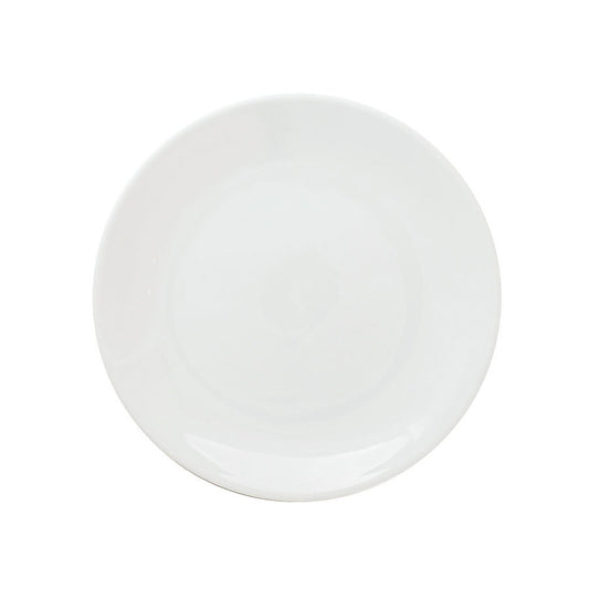 Great White Porcelain Round Coupe Plate 26cm Pack of 6