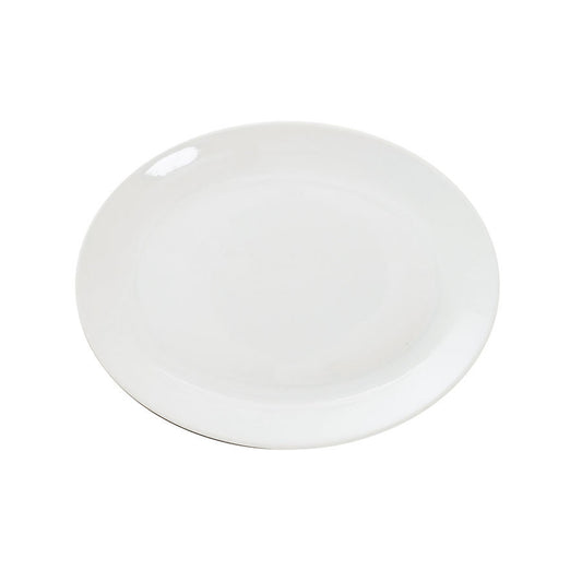 Great White Porcelain Oval Plate 28cm Pack of 6