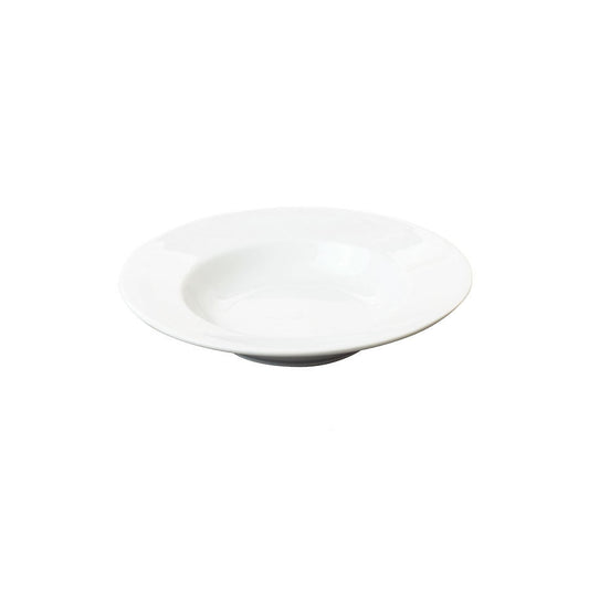 Great White Porcelain Round Soup Plate 23cm Pack of 6