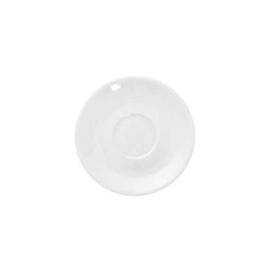 Great White Porcelain Round Espresso Saucer 12cm Pack of 12