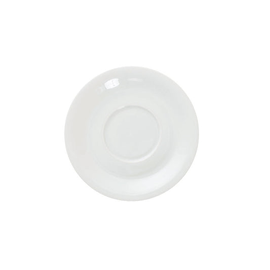 Great White Porcelain Round Coffee Saucer 16cm Pack of 12