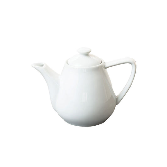 Great White Porcelain Teapot 46cl 16oz Pack of 4