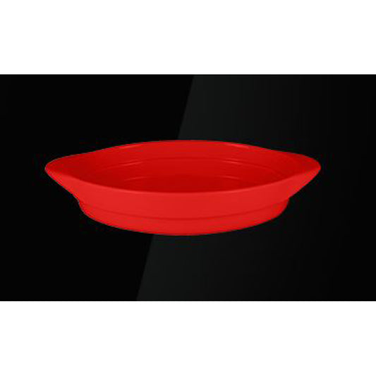 Rak Chef's Fusion Oval Platter 120cl 40.6oz Red Pack of 3