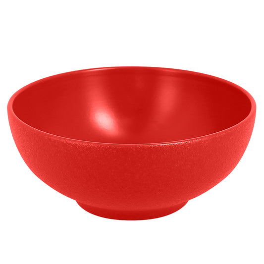 Rak Neofusion Vitrified Porcelain Red Round Noodle Bowl 15x6cm 63cl Pack of 6