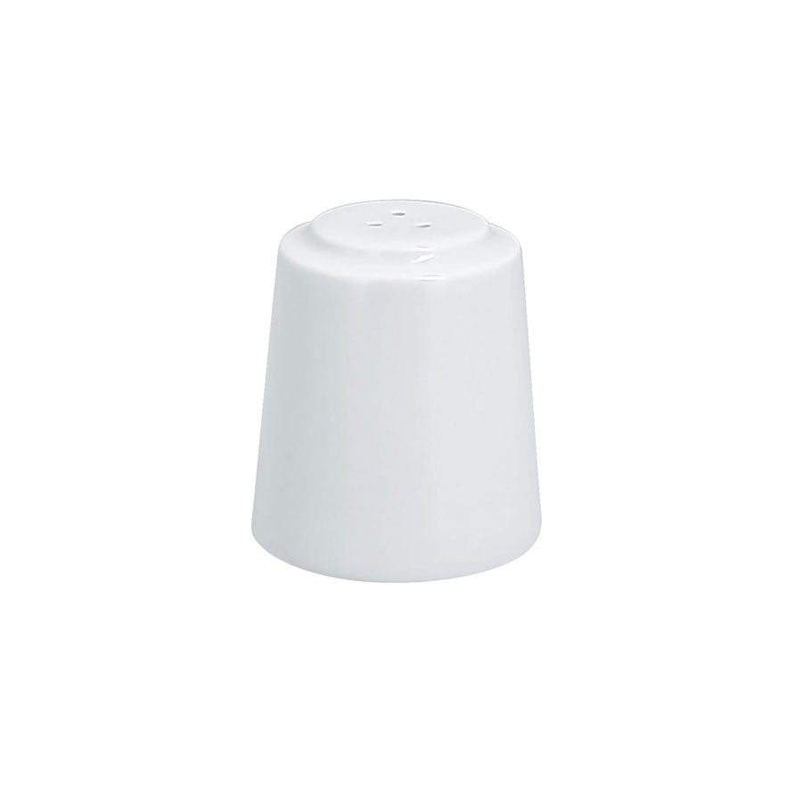 Rak Access Vitrified Porcelain White Salt Shaker 5cm Pack of 6