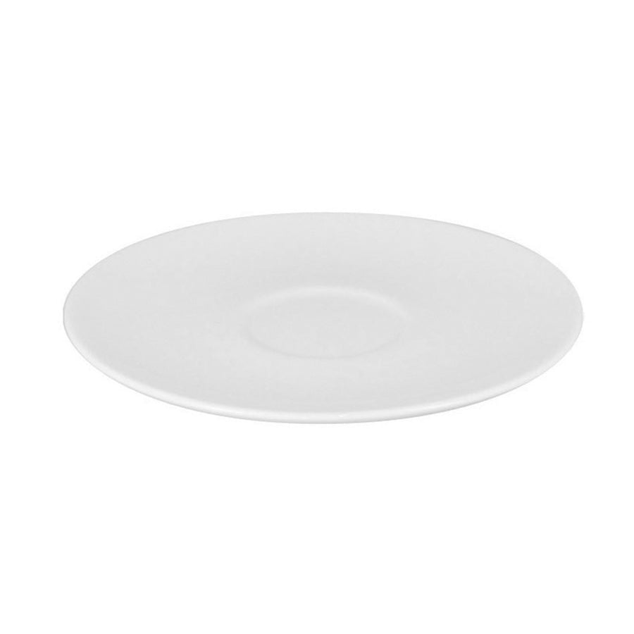 Rak Barista Vitrified Porcelain White Round Saucer 17cm Pack of 12