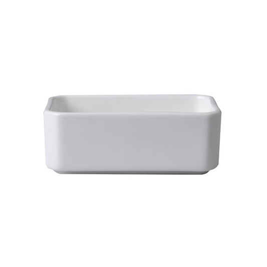 Rak Banquet Vitrified Porcelain White Rectangular Sugar Pack Holder 11 X7.5 X4cm Pack of 6