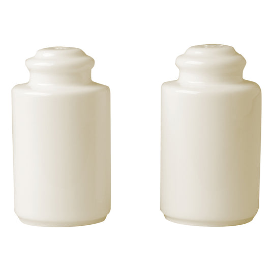 Rak Banquet Vitrified Porcelain White Salt Shaker 10cm Pack of 6