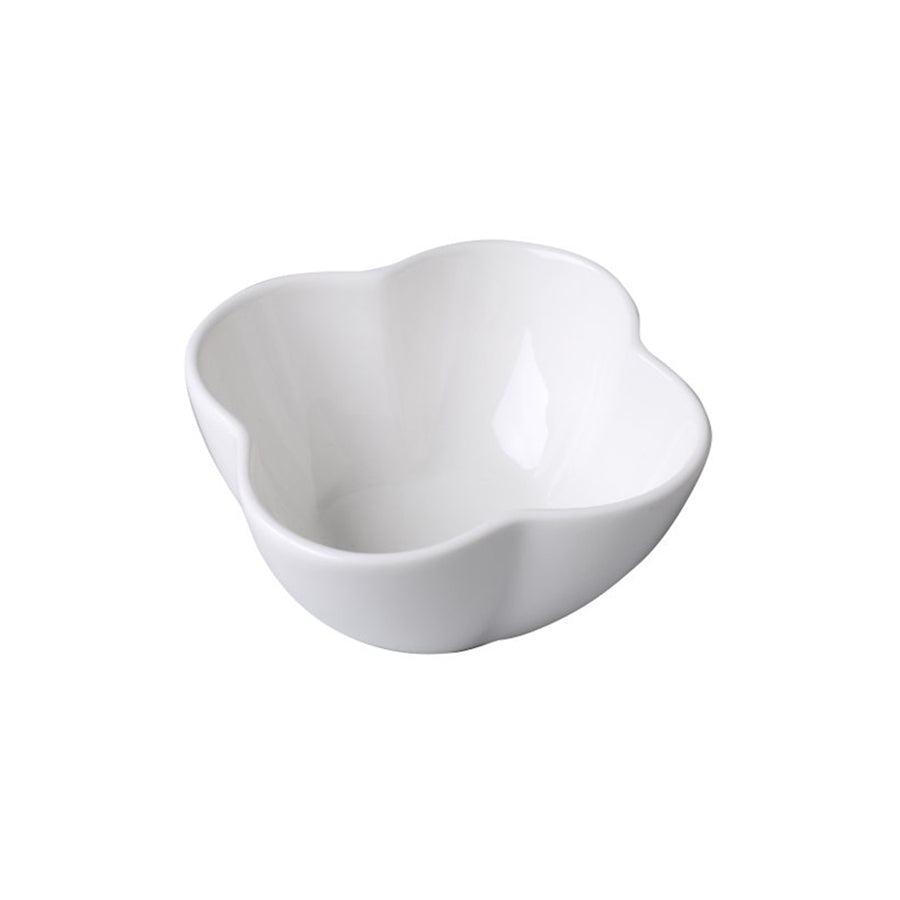 Rak Banquet Vitrified Porcelain White Flower Dish 9cm 15cl Pack of 12