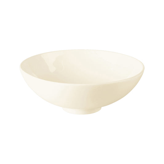 Rak Ivoris Finedine Vitrified Porcelain White Round Salad Bowl 23cm 140cl Pack of 12