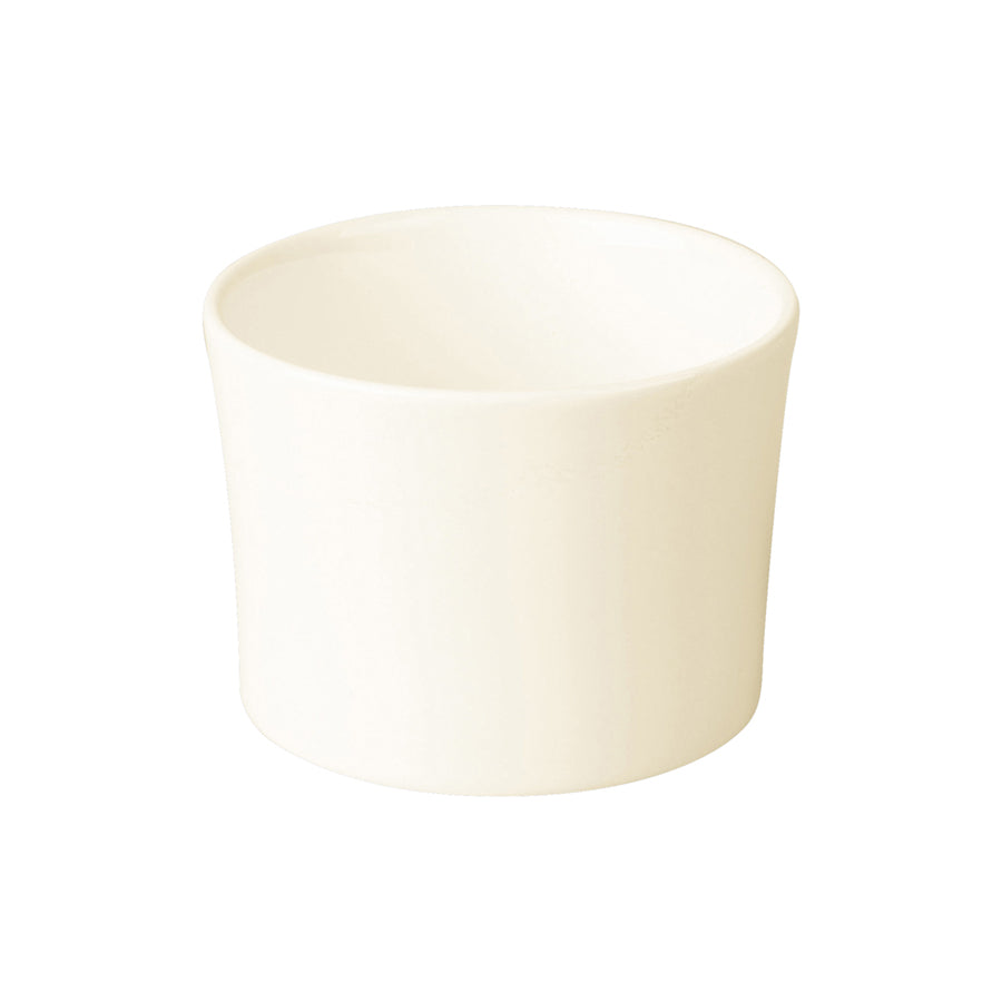 Rak Ivoris Finedine Vitrified Porcelain White Breakfast Cup With No Handle 30cl Pack of 12