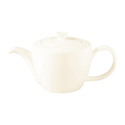 Rak Classic Gourmet Vitrified Porcelain White Teapot 11 40cl 13.55oz Pack of 4