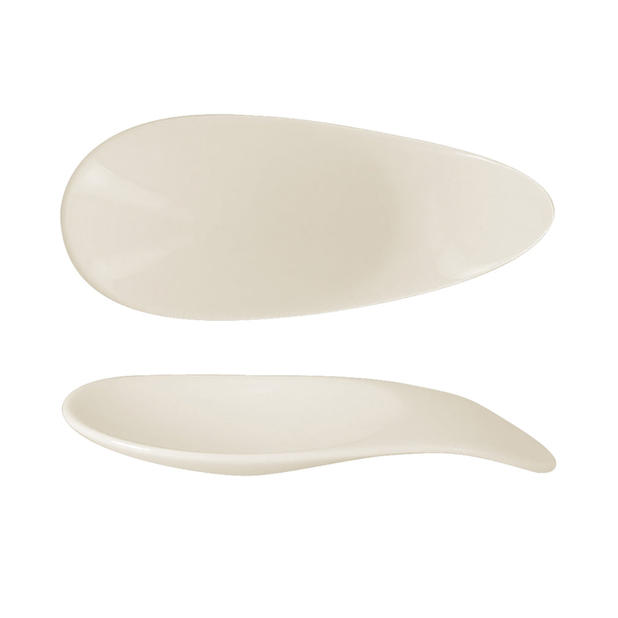 Rak Marea Vitrified Porcelain White Canape Spoon 5.2x12cm Pack of 12