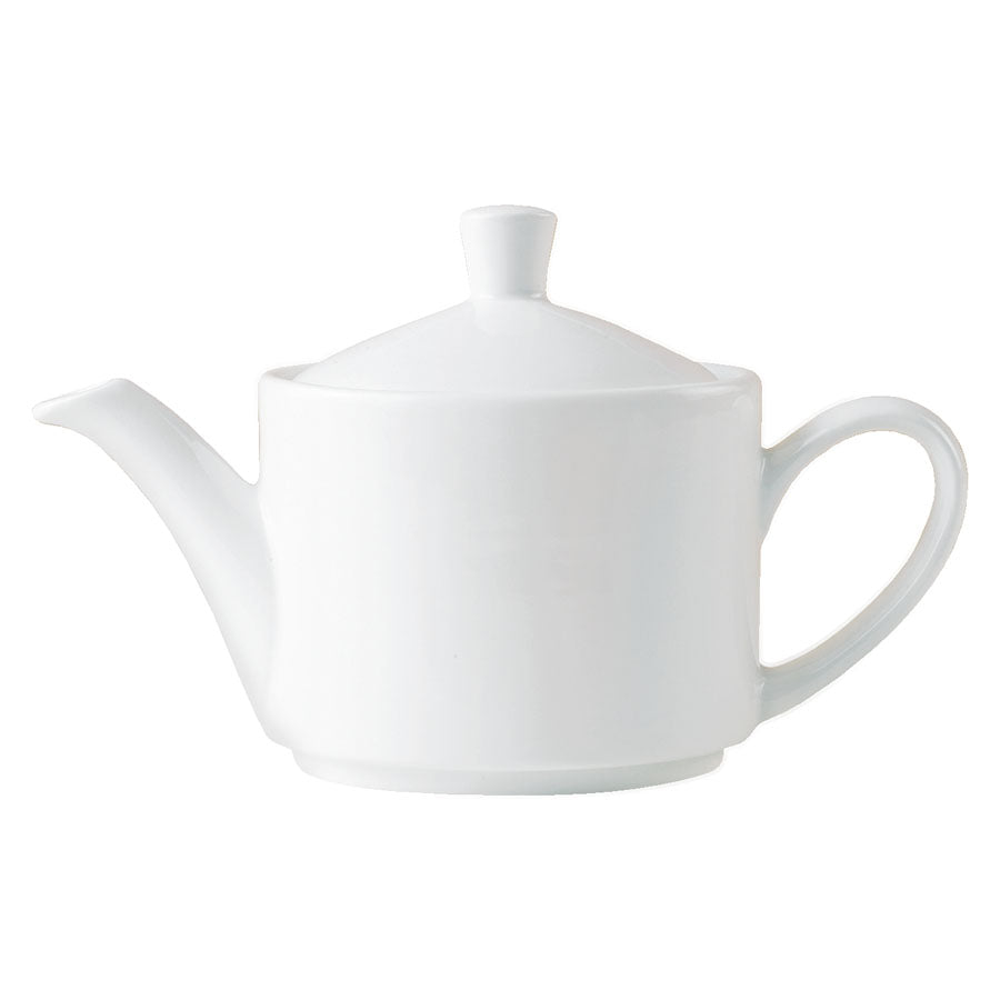 Steelite Monaco Vitrified Porcelain White Vogue Lid For Teapot B7988 Pack of 12