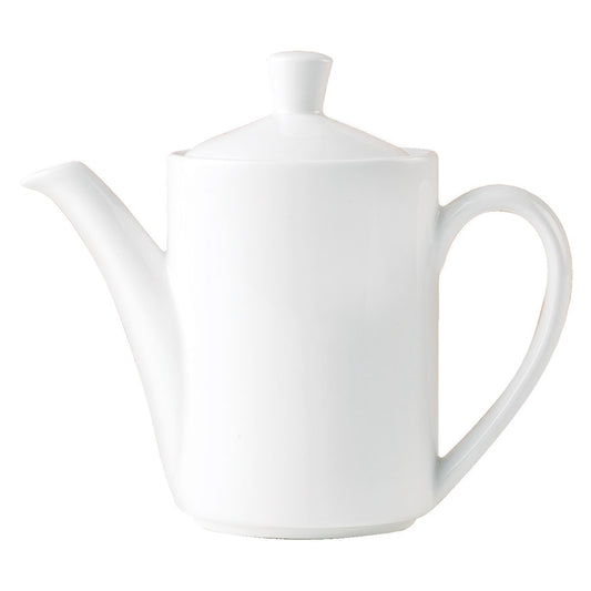 Steelite Monaco Vitrified Porcelain White Vogue Coffee Pot Lid for B7984 Pack of 12