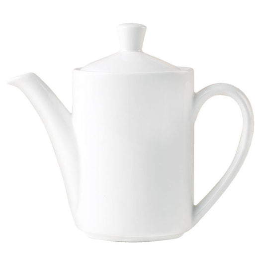 Steelite Monaco Vitrified Porcelain White Vogue Coffee Pot Lid for B7991 Pack of 12