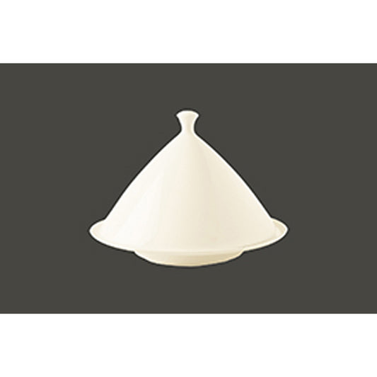 Rak Lyra Vitrified Porcelain White Tagine Cover 23cm