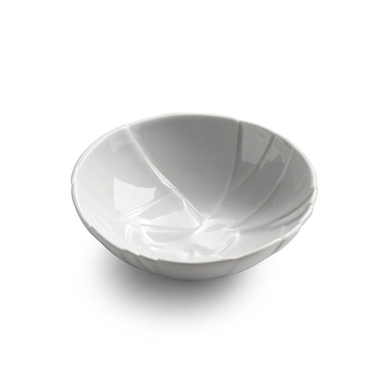 Pordamsa Trencadis Porcelain Gloss/Matte White Round Apperitive Bowl 11cm 120ml Pack of 6