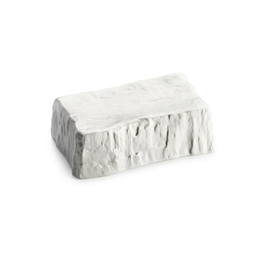 Pordamsa Cliff Porcelaing Matte White Rectangular Podium 15x10cm Pack of 4