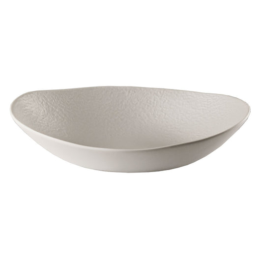 Pordamsa Artic Porcelain Matte White Oval Bowl 25x16cm 550ml Pack of 6