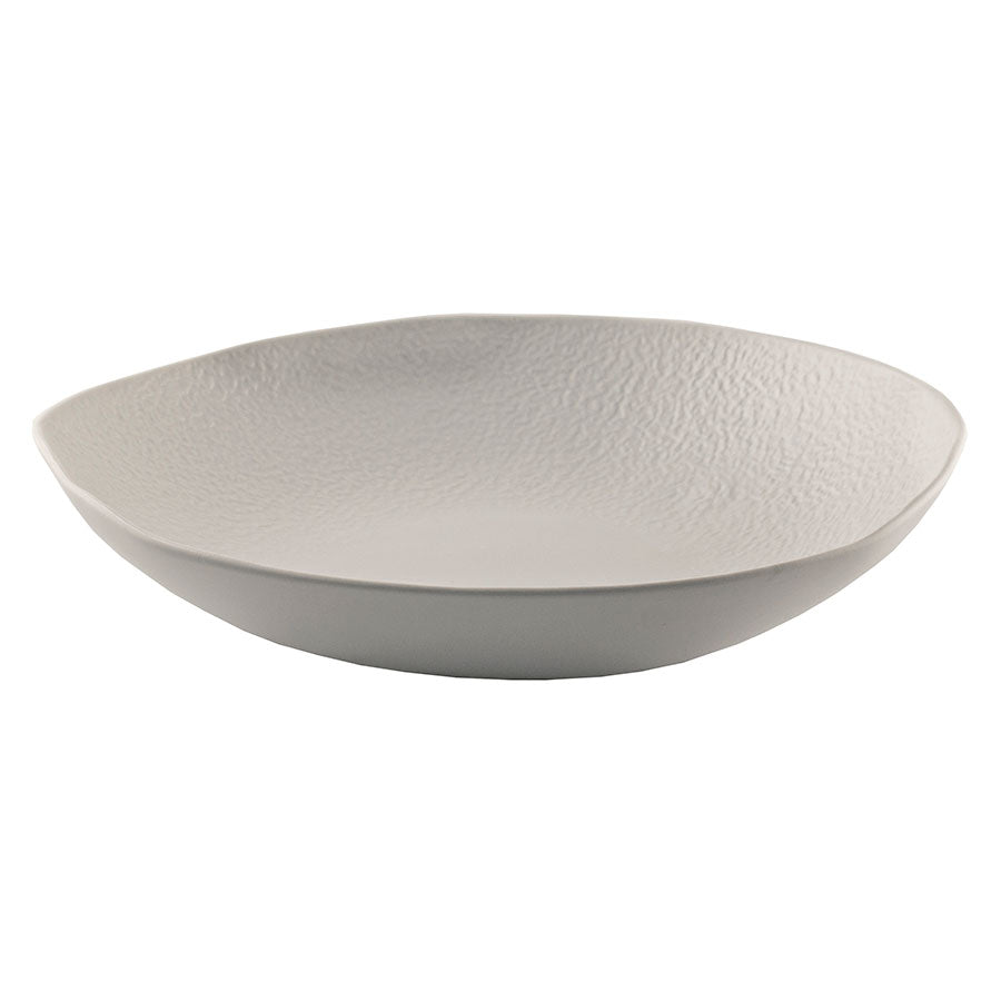 Pordamsa Artic Porcelain Matte White Round Salad Bowl 27cm 750ml Pack of 3