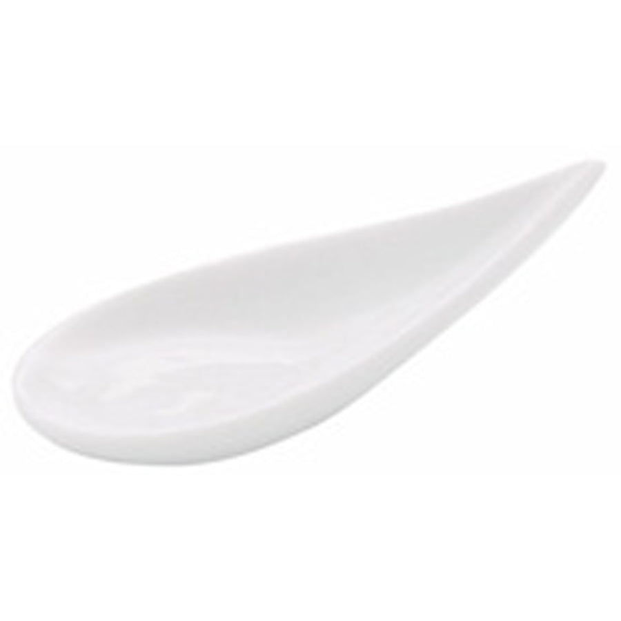 Pordamsa Gota Porcelain Gloss White Tasting Spoon 8x3cm Pack of 6