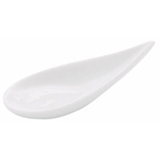 Pordamsa Gota Porcelain Gloss White Tasting Spoon 8x3cm Pack of 6