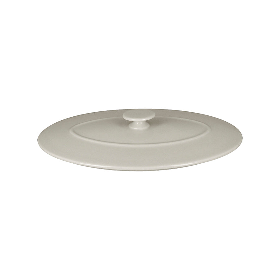 Rak Chef's Fusion Vitrified Porcelain White Oval Platter Lid 26x17.5cm Pack of 3