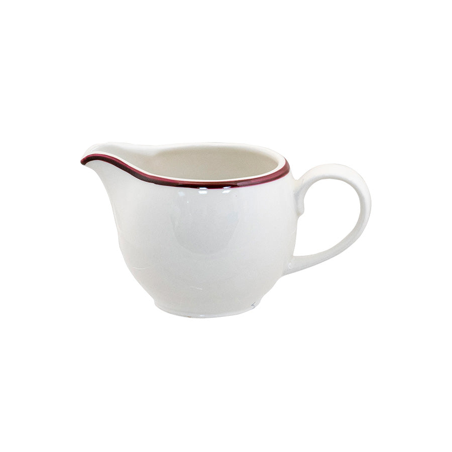 Churchill Profile Vitrified Porcelain B&M White Jug 4oz Pack of 4