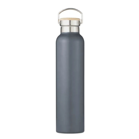 Tower Natural Life 750ml Slate Grey Stainless Steel Bottle with Bamboo Lid