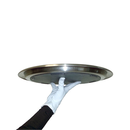 Elia Round Stainless Steel Non-Slip Serving Tray 35cm