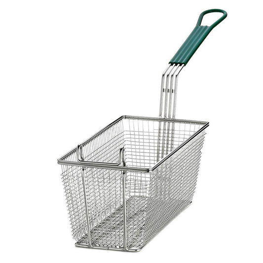 Fry Basket Green Vinyl Handle